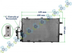 condensador ar condicionado com filtro secador corsa montana 02>11